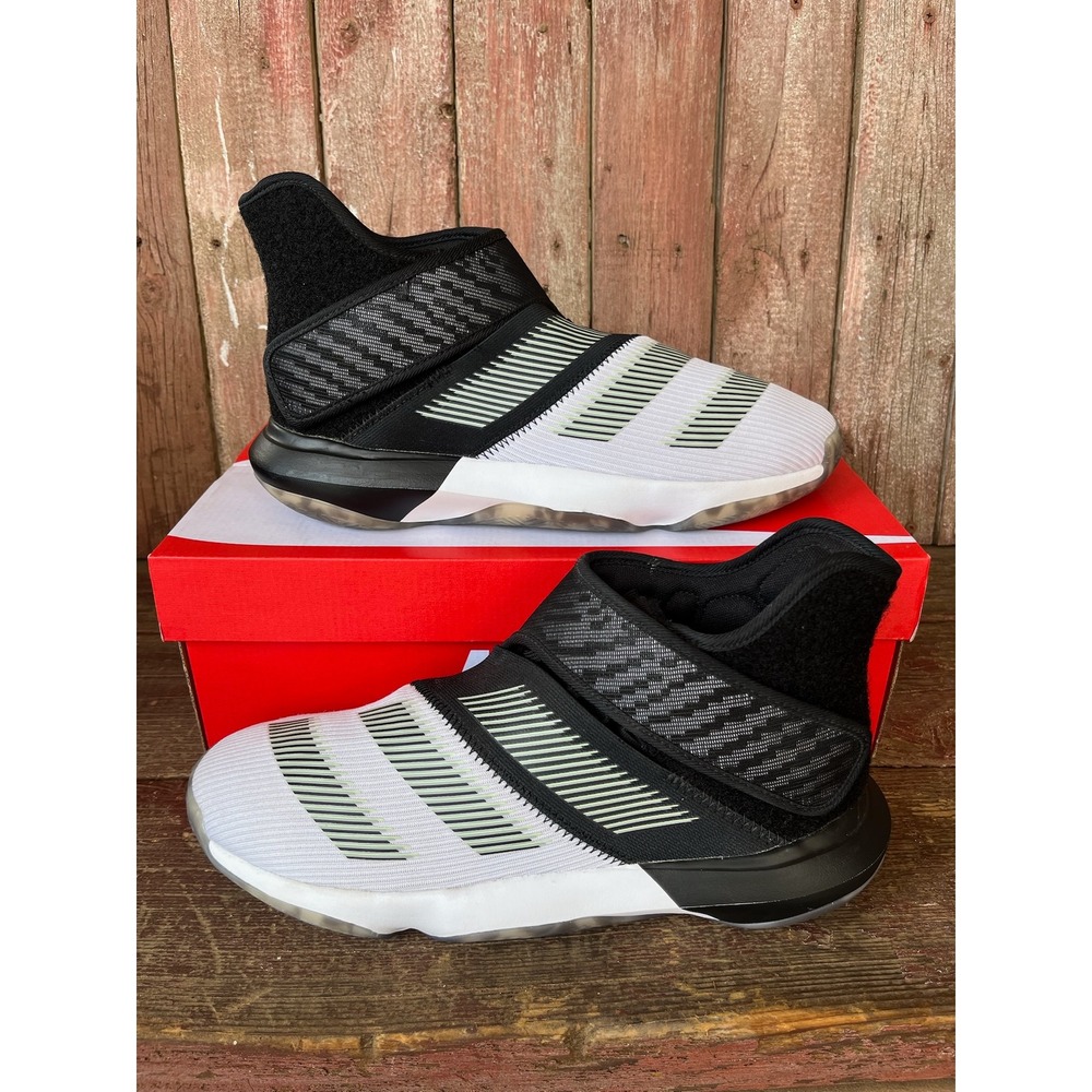 Adidas Harden B/E 3‎ Basketball Shoes Black White Athletic Sneakers Mens Size 8